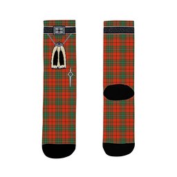 ScotsTee Shop Scottish MacAulay Ancient Clan Highland Kilt Sporran Tartan Socks