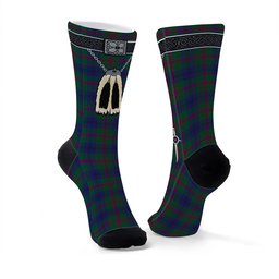 ScotsTee Shop Scottish Laurie Clan Highland Kilt Sporran Tartan Socks