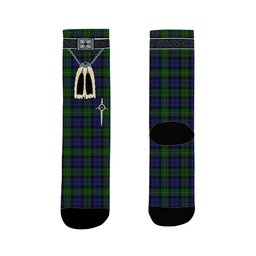 ScotsTee Shop Scottish MacEwan Clan Highland Kilt Sporran Tartan Socks