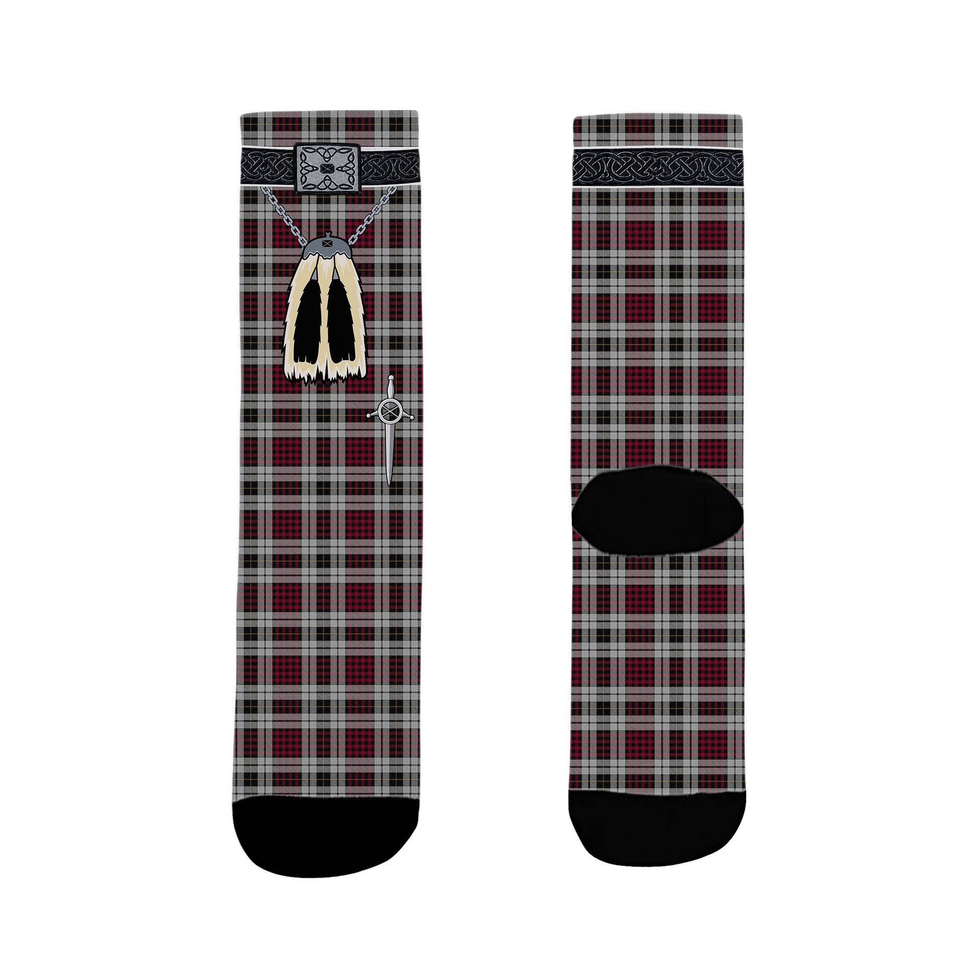 ScotsTee Shop Scottish Little Dress Clan Highland Kilt Sporran Tartan Socks