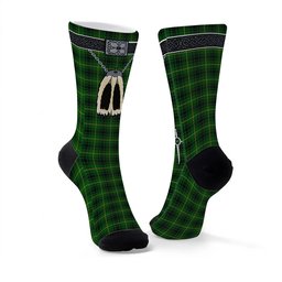 ScotsTee Shop Scottish MacArthur Clan Highland Kilt Sporran Tartan Socks