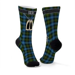 ScotsTee Shop Scottish MacNeil of Barra Clan Highland Kilt Sporran Tartan Socks