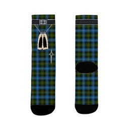 ScotsTee Shop Scottish MacNeil of Barra Clan Highland Kilt Sporran Tartan Socks