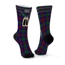 ScotsTee Shop Scottish MacMichael Clan Highland Kilt Sporran Tartan Socks