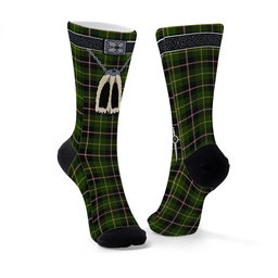 ScotsTee Shop Scottish MacLamroc Clan Highland Kilt Sporran Tartan Socks