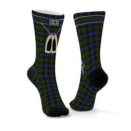 ScotsTee Shop Scottish MacCaskill Clan Highland Kilt Sporran Tartan Socks