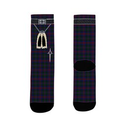 ScotsTee Shop Scottish MacCaughan or MacEachain Clan Highland Kilt Sporran Tartan Socks