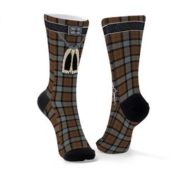 ScotsTee Shop Scottish MacLaren Weathered Clan Highland Kilt Sporran Tartan Socks