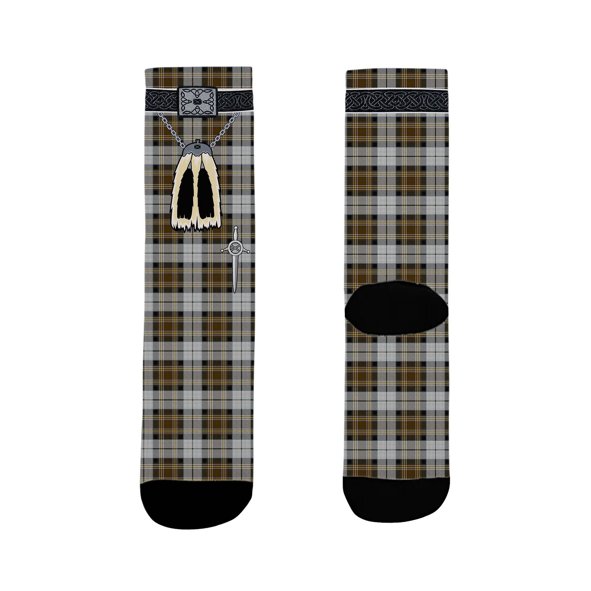 ScotsTee Shop Scottish MacKellar Dress Clan Highland Kilt Sporran Tartan Socks