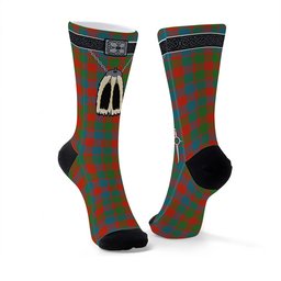ScotsTee Shop Scottish MacGowan Ancient Clan Highland Kilt Sporran Tartan Socks