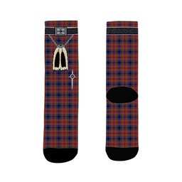 ScotsTee Shop Scottish MacCreary Clan Highland Kilt Sporran Tartan Socks