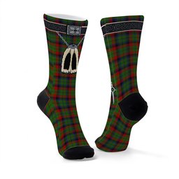 ScotsTee Shop Scottish MacNett Clan Highland Kilt Sporran Tartan Socks