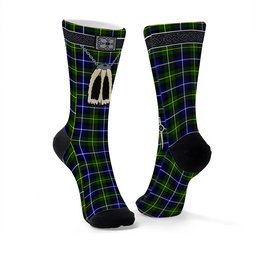 ScotsTee Shop Scottish MacNeill of Barra Modern Clan Highland Kilt Sporran Tartan Socks