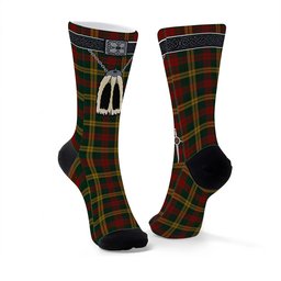 ScotsTee Shop Scottish MacKillen Clan Highland Kilt Sporran Tartan Socks