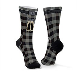 ScotsTee Shop Scottish Kinnieson Clan Highland Kilt Sporran Tartan Socks