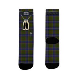 ScotsTee Shop Scottish MacMillan Hunting 2 Clan Highland Kilt Sporran Tartan Socks