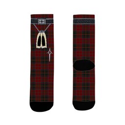 ScotsTee Shop Scottish MacDonald of Glencoe Clan Highland Kilt Sporran Tartan Socks