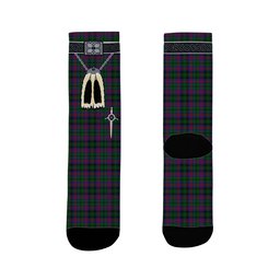 ScotsTee Shop Scottish MacLachlan Hunting Clan Highland Kilt Sporran Tartan Socks