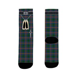 ScotsTee Shop Scottish MacAuliffe Clan Highland Kilt Sporran Tartan Socks