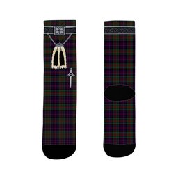 ScotsTee Shop Scottish MacDonald of Clanranald Clan Highland Kilt Sporran Tartan Socks