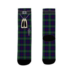 ScotsTee Shop Scottish MacEachain Clan Highland Kilt Sporran Tartan Socks