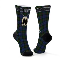 ScotsTee Shop Scottish Louise of Lorne Clan Highland Kilt Sporran Tartan Socks