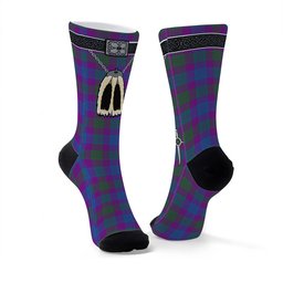 ScotsTee Shop Scottish Lang Modern Clan Clan Highland Kilt Sporran Tartan Socks