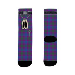 ScotsTee Shop Scottish Lang Modern Clan Clan Highland Kilt Sporran Tartan Socks