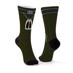 ScotsTee Shop Scottish Macnaughton Hunting Clan Highland Kilt Sporran Tartan Socks