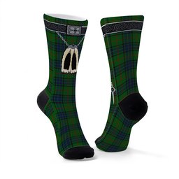 ScotsTee Shop Scottish Lauder Family Clan Highland Kilt Sporran Tartan Socks