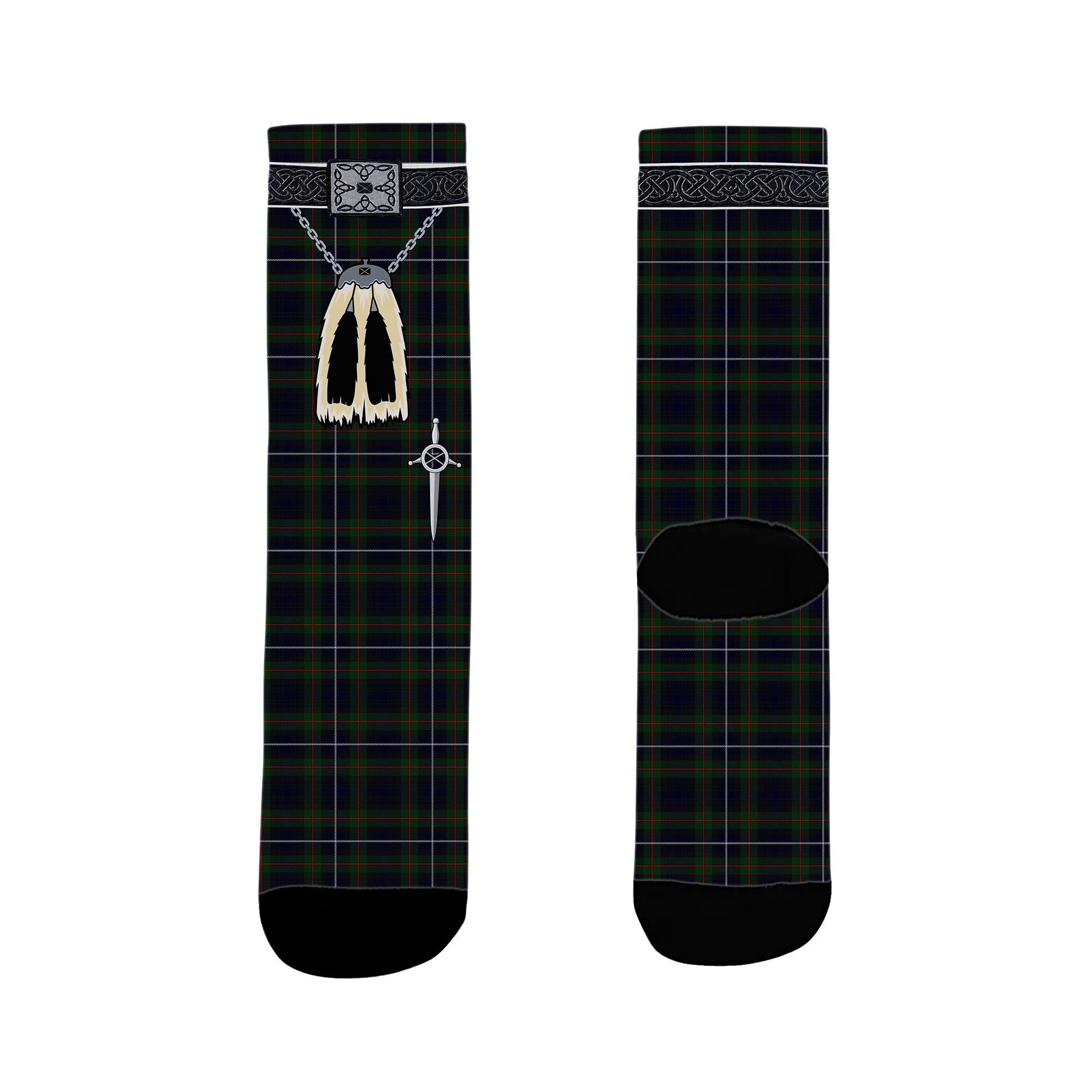 ScotsTee Shop Scottish Humphries Clan Highland Kilt Sporran Tartan Socks