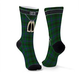 ScotsTee Shop Scottish Henderson Clan Highland Kilt Sporran Tartan Socks