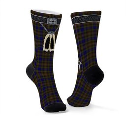 ScotsTee Shop Scottish Highfield Hunting Clan Highland Kilt Sporran Tartan Socks