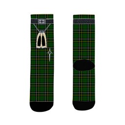 ScotsTee Shop Scottish MacAlpine Modern Clan Highland Kilt Sporran Tartan Socks