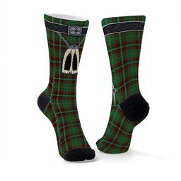 ScotsTee Shop Scottish Kiernan Clan Highland Kilt Sporran Tartan Socks