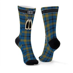 ScotsTee Shop Scottish Laing Clan Highland Kilt Sporran Tartan Socks