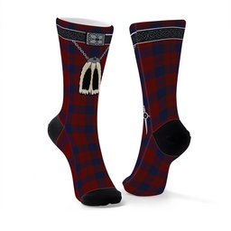ScotsTee Shop Scottish Lawless Clan Highland Kilt Sporran Tartan Socks