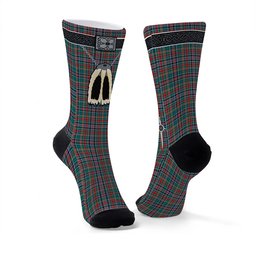 ScotsTee Shop Scottish Russell Old Modern Clan Highland Kilt Sporran Tartan Socks