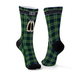 ScotsTee Shop Scottish Spottiswood Clan Highland Kilt Sporran Tartan Socks