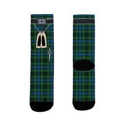 ScotsTee Shop Scottish O_Connor Clan Highland Kilt Sporran Tartan Socks