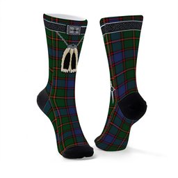 ScotsTee Shop Scottish Skene Clan Highland Kilt Sporran Tartan Socks