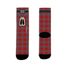 ScotsTee Shop Scottish McFarland Red Modern Clan Highland Kilt Sporran Tartan Socks
