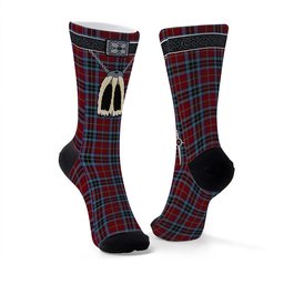 ScotsTee Shop Scottish MacTavish 2 Clan Highland Kilt Sporran Tartan Socks