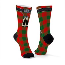 ScotsTee Shop Scottish Moncrieff Modern Clan Highland Kilt Sporran Tartan Socks