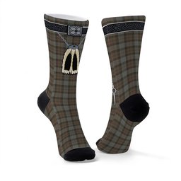 ScotsTee Shop Scottish Outlander Fraser Clan Highland Kilt Sporran Tartan Socks
