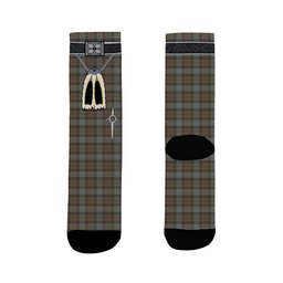 ScotsTee Shop Scottish Outlander Fraser Clan Highland Kilt Sporran Tartan Socks