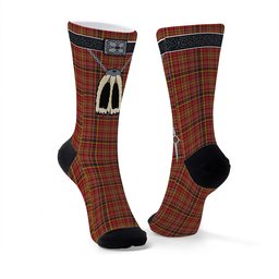 ScotsTee Shop Scottish Ogilvie (Ogilvy) of Strathallan Clan Highland Kilt Sporran Tartan Socks