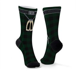 ScotsTee Shop Scottish Rob Roy Hunting Clan Highland Kilt Sporran Tartan Socks
