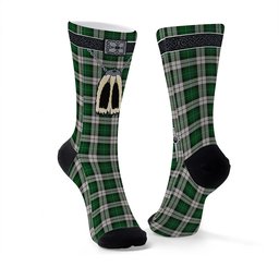 ScotsTee Shop Scottish McCandlish Arisaid Green Clan Highland Kilt Sporran Tartan Socks