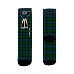 ScotsTee Shop Scottish McKie Clan Highland Kilt Sporran Tartan Socks